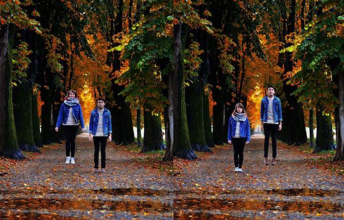 Creative Diptychs Made From Facebook Friends