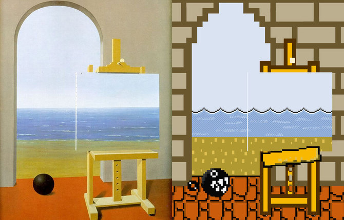 Nintendo Magritte Art