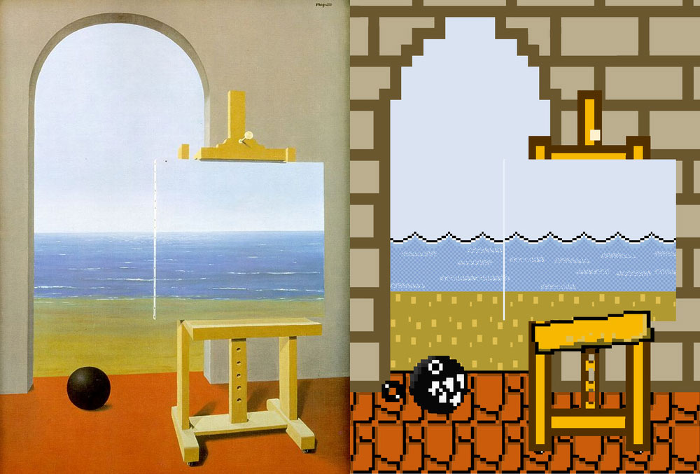 Nintendo Magritte Art