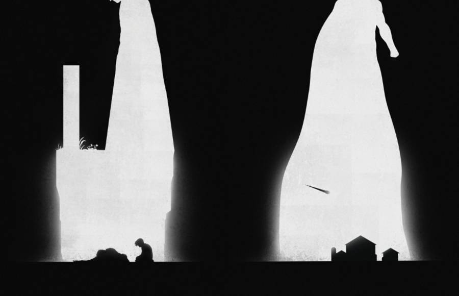 Silhouettes of Superheroes