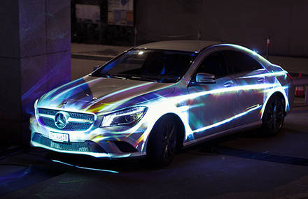 Mercedes CLA Projection Mapping