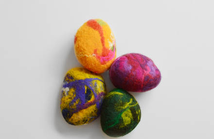 Felted Stones et autres Design Objects