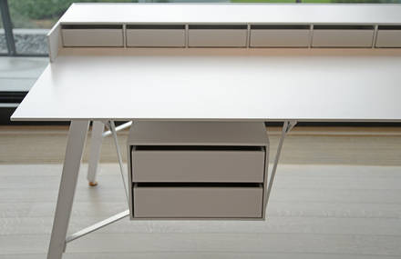 Office Desk L by A+A Cooren