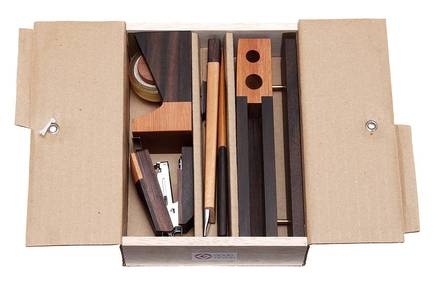 Wooden Luxury Deskset by Singgih Susilo Kartono