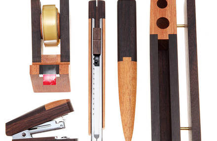 Wooden Luxury Deskset by Singgih Susilo Kartono