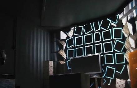 Living room: le vidéo mapping donne vie à un salon