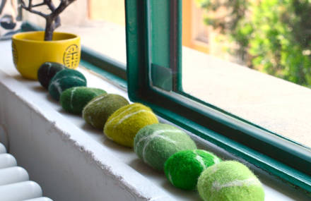 Felted Stones et autres Design Objects