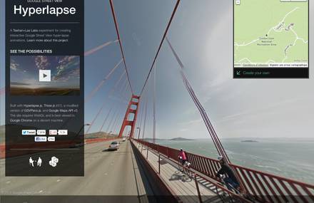 Google Street View Hyperlapse