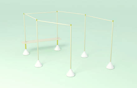 Dynamic Coat Stand by kutarq studio