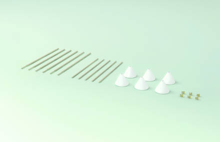 Dynamic Coat Stand by kutarq studio