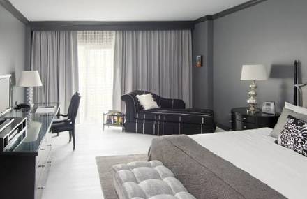 Interior designers work with color, design trends