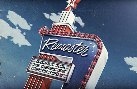 Ray-Ban: Clubmaster animation Golden Wolf