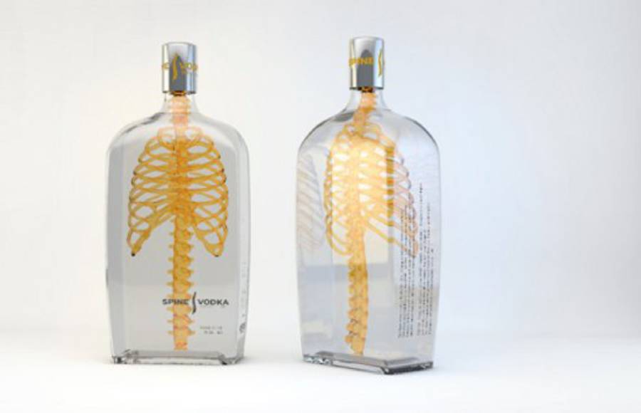 Spine Vodka Packaging