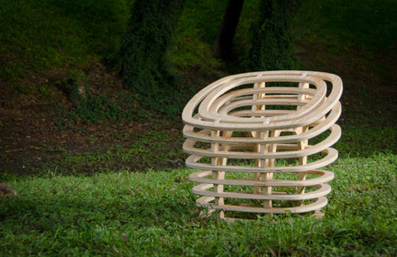 Segmented Wooden Chair