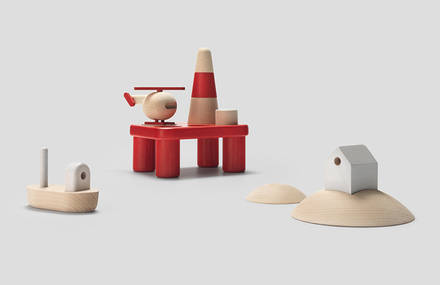 Wooden toys by Permafrost