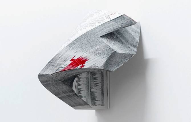 Phone Book Sculptures