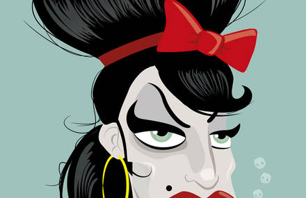 Portraits de stars du Rock et de l’Art par Vainui de Castelbajac