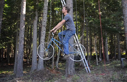 Bicycle Treehouse Elevator