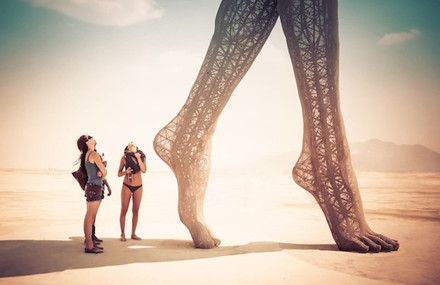 Gorgeous Sculpture at Burning Man