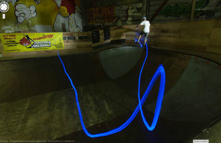 Du lightpainting dans Streetview, une première mondiale