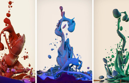 High Speed Photography of Paint