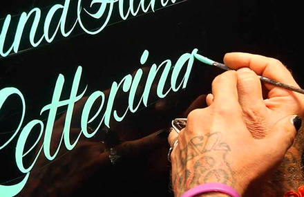 Une incroyable démonstration de typographie peinte à la main par Glen Weisgerber