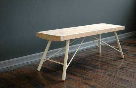 Floor Joist Bench by Whyte