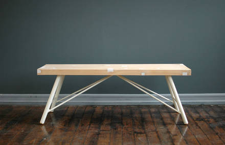 Floor Joist Bench by Whyte