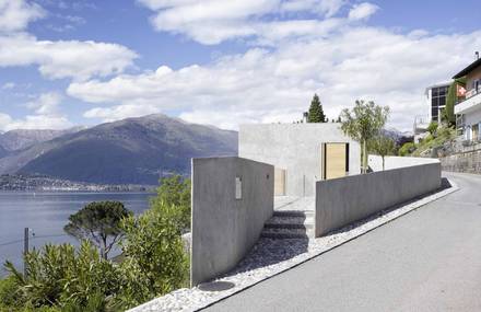 New Construction House in Ranzo by Wespi de Meuron