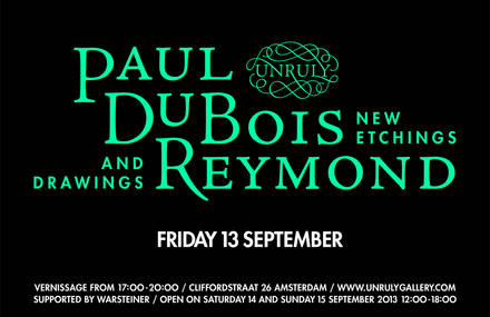 New etchings and drawings by Paul du Bois-Reymond