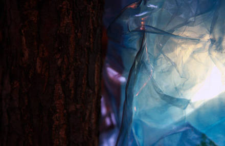 PET light – Organic lamps made out of plastic bottles