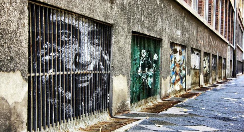 Hidden Railing Street Art