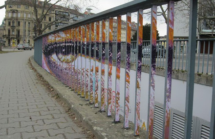 Hidden Railing Street Art