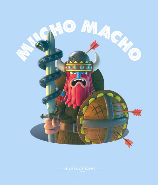 Mucho Macho Character Design-9