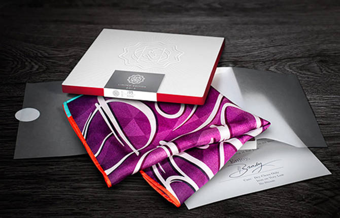 Typographic Pocket Squares