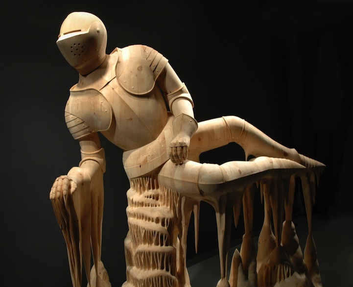 Wood Sculptures of Surreal Figures7