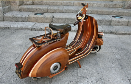 Wooden Vespa