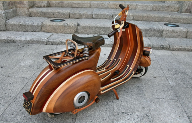 Wooden Vespa