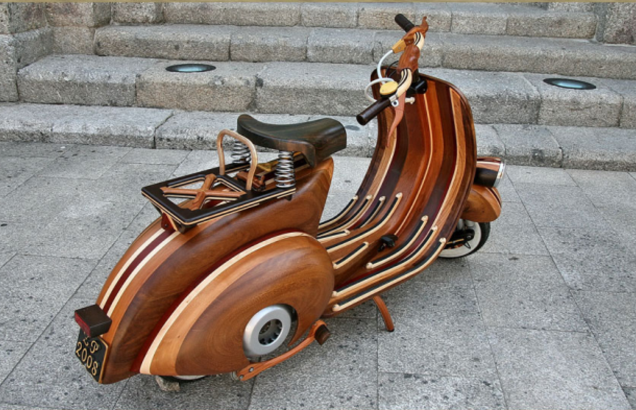 Wooden Vespa