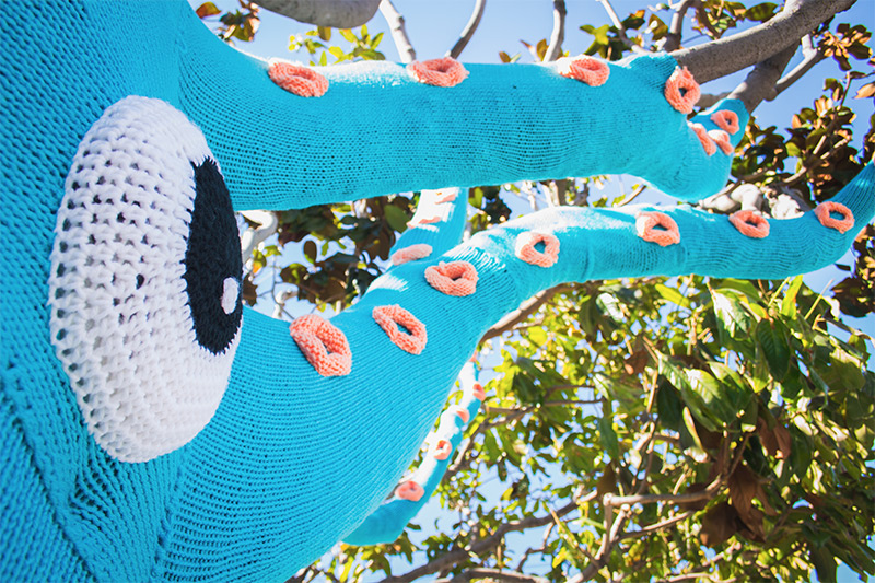 Yarn Bombed Tree Squid3