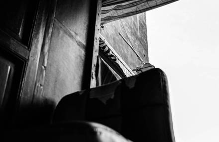 Through a lens