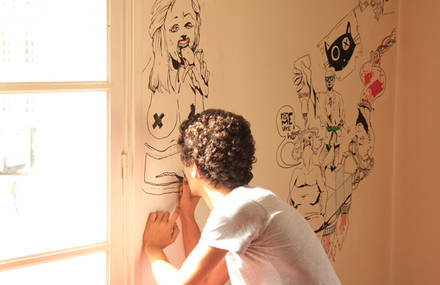 Fresque en time lapse