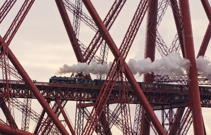 Caught in a Web of Iron, North Queensferry, Fife, Scotland