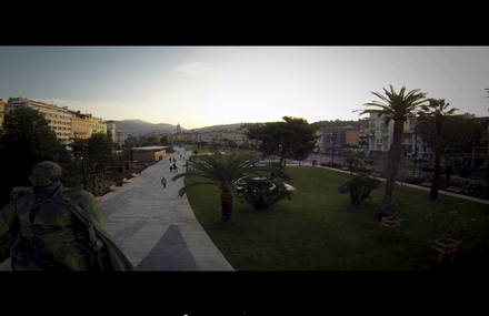 Promenade du Paillon en drone – Nice, Octobre 2013
