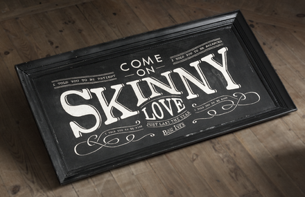 SKINNY LOVE – ENGRAVED WOOD