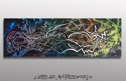 SYMBIOSE Abstract Street Art by Lepolsk Matusewski