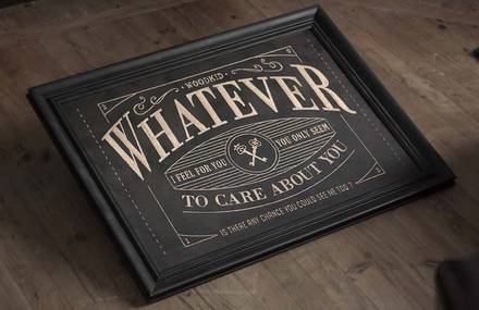 I LOVE YOU – ENGRAVED WOOD