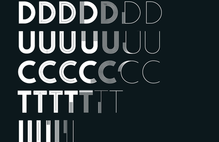 Graphic design, typeface design, « 1925, when Art Déco dazzled the World » exhibit