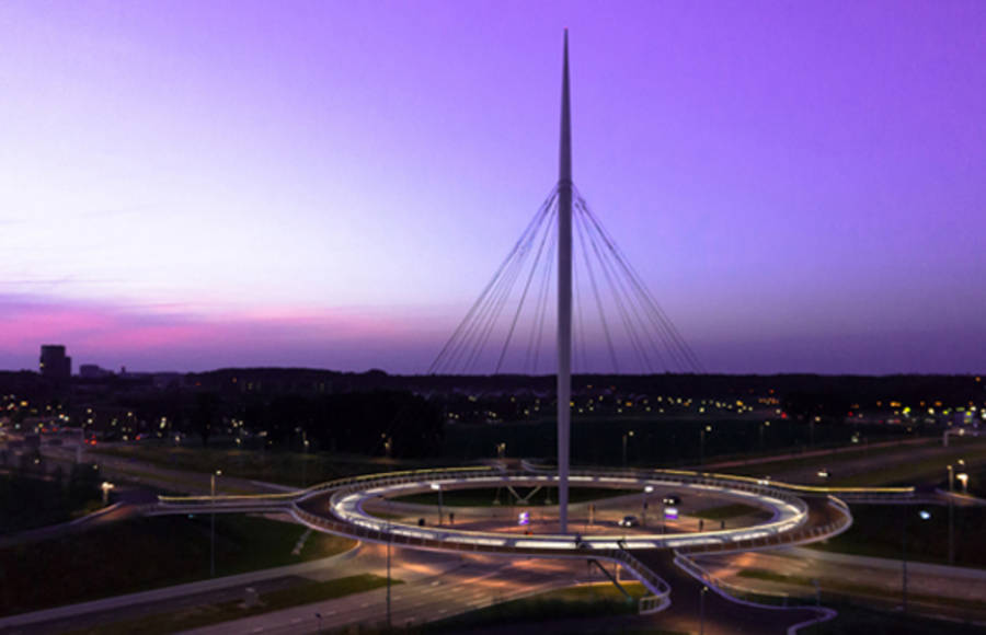 Hovenring Suspended Bicycle