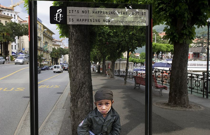 Amnesty – Not Here But Now Campaign